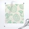 Floral Geometric Garden Nouveau Japon Blue Pink White Custom Pre-pasted Wallpaper by Spoonflower Pre-Pasted Wallpaper 2FT Wide